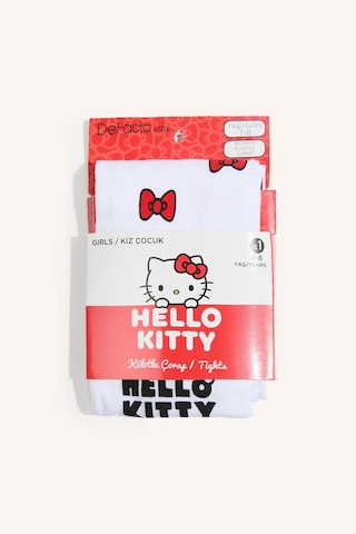 Defacto Hello Kitty Baskılı Külotlu Çorap Kız Çocuk I4666a8nswt1 Beyaz-wt1