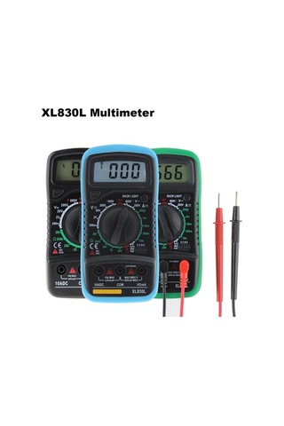 Agoodshop Dt830b Yüksek Emniyet Ac / Dc Multimetre Lcd Dijital Volt Ohm Tester Metre Voltmetre Ermetre