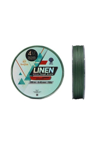 Dft Bojin 4x Linen İp Misina 0.45 Mm 300 M Yeşil
