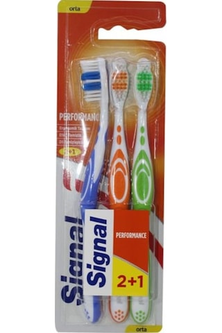 Signal Performance 2 + 1 Diş Fırçası Medium
