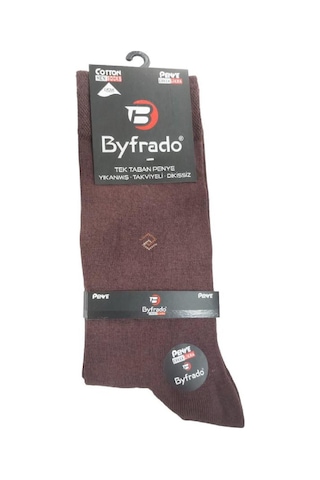 4'LÜ ERKEK PENYE SOKET ÇORAP-KAHVE Kahverengi