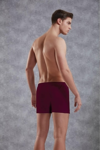 Doreanse 1511 Erkek Pamuk Düğmeli Bordo Boxer