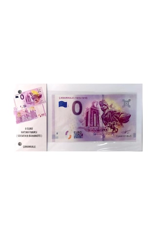 0 Euro Hatıra ve Koleksiyon Parası - Çanakkale 2019 Föylü