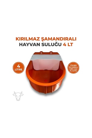 Zrs Kırılmaz Şamandıralı Hayvan Suluğu 4 Lt Zrs Kırılmaz Şamandıralı Hayvan Suluğu 4 Lt