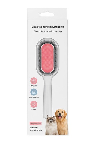 Getmeev Temizleme Pedi Hazneli Masajlı Kedi Ve Köpek Tüy Toplama
