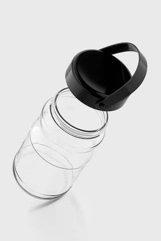 Renga Macro 1700 Ml Siyah Kapaklı 3'lü Cam Kavanoz Seti 131074 Siyah