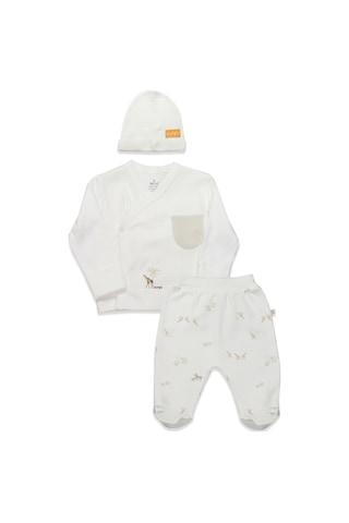 Bistyle Erkek Bebek Zıbın Takım 3 Lü - Bistyle - Yeşil-ecru - 3-6 Ay Lacivert Bistyle Erkek Bebek Zıbın Takım 3 Lü - Bistyle - Yeşil-ecru - 3-6 Ay Lacivert
