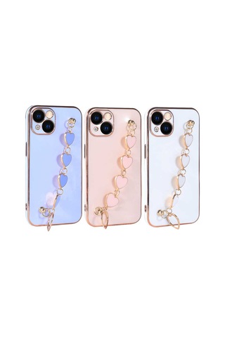 Apple Uyumlu iPhone 13 Kılıf Zore Kalbim Kapak