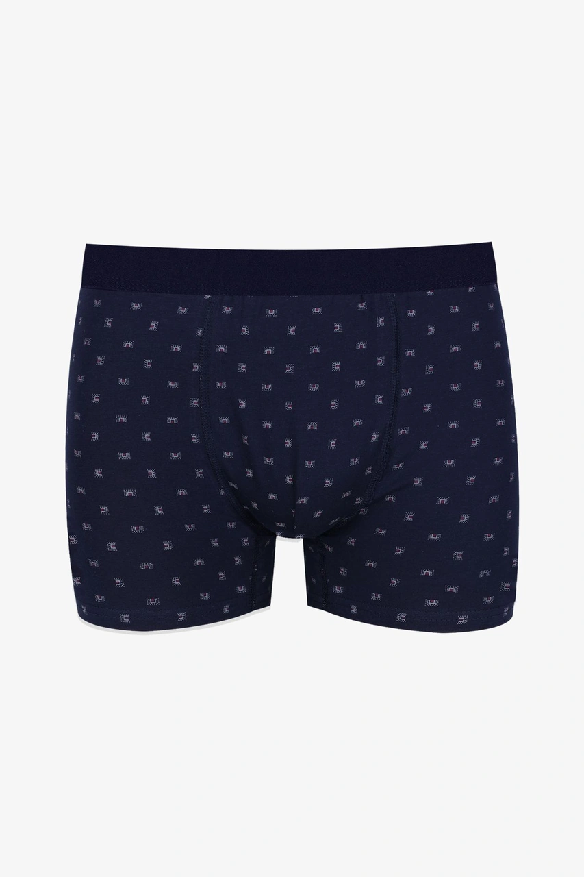 Erkek 3'lü Pamuklu Likralı Boxer Ko9003bx-7 Gmelanjetniklaci