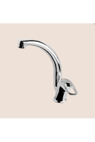 Acaser Roka Mix Tek Çıkışlı Lavabo Bataryası Kuğulu Krom