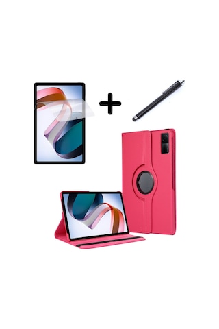 Xiaomi Uyumlu Redmi Pad Se 11inç Kılıf Dönen Tablet Kilifi Ekran Koruyucu+kalem