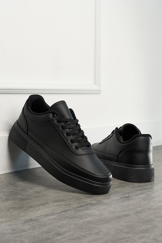 Günlük Erkek Sneaker Ayakkabı -182 Siyah