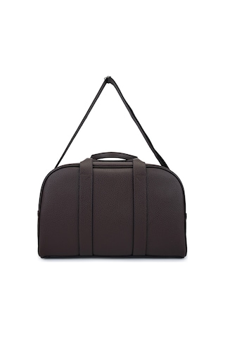 Tamer Tanca Unisex Suni Deri Kahverengi El Valizi 1012 2023 Vlz Sk25-26 Kahve Fltr