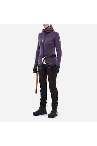 Millet Fusıon Grıd H Kadın Kapşonlu Polar Ceket Tam Fermuar Mıv9032 N9332 Mor