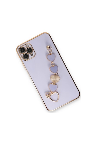 Cosmotex Newface Apple iPhone Uyumlu 11 Pro Max Kılıf Esila Silikon - Lila
