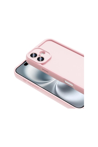 Ariatech İphone Uyumlu 16 Kılıf Kamera Korumalı Ananas Kapak - Siyah Siyah