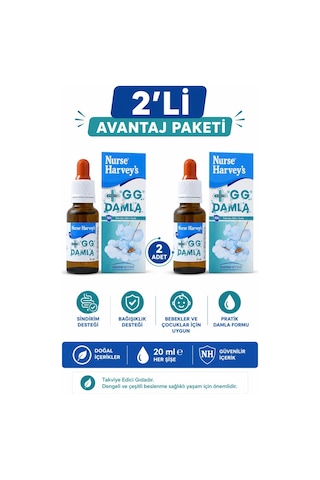 Nurse Harvey's Gg Plus Damla 20 Ml 2 Adet
