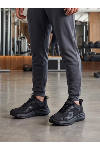 Lescon Zoom 4 Air Mesh Siyah Erkek Spor Ayakkabı