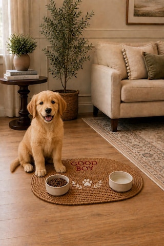 Kedi & Köpek El Yapımı Paspas Su Geçirmez & Leke Tutmaz