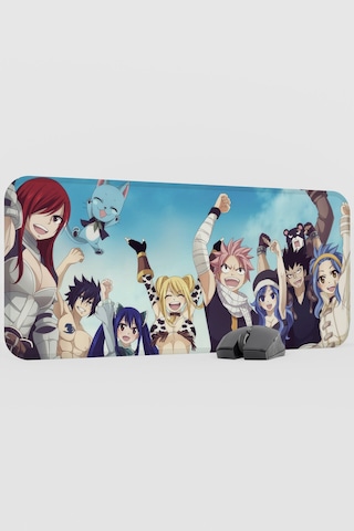 Fairy Tail Anime V4 - 70x30 Xl Gaming Kauçuk Kaymaz Taban Mouse Pad Fare Altlığı