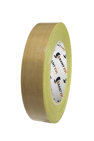 Teflon Bant 25mmx10mt Yapışkanlı Teflon Kaplı Cam Kumaşı Ptfe