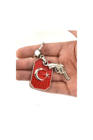 Anahtarlık Sepeti Ay Yıldız Künye Toplu Tabanca Anahtarlık