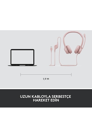 Logitech H390 Kablolu Kulak Üstü Mikrofonlu Kulaklık