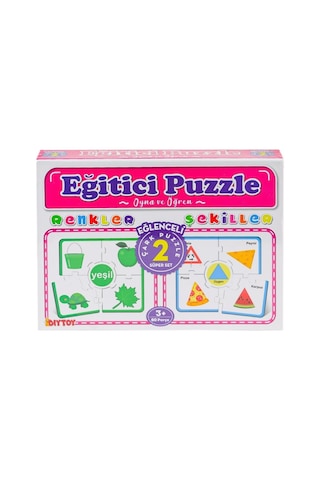 7194 Çark Puzzle Renkler Şekiller - - Akyıd7e7b7a583e20659209548673on5