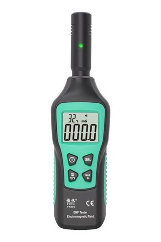 Springsun Fy876 Ev Ve Dışarıda Kullanılan Elektromanyetik Radyasyon Testeri - Manyetik Ve Elektrik Alanı, Sıcaklık Ölçümü - Siyah Pil Dahil Değil