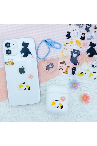 Bigpoint Sticker Kawaii Kedileri X 15 Adet