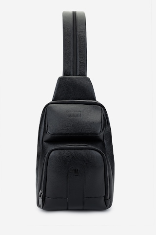 Valmenti Erkek Hakiki Deri Siyah Deri Body Bag Çanta 995 230219 Erk Cnt Sk24-25 Sıyah Dr Siyah