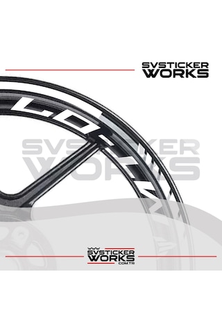 Yamaha Mt-07 Jant Sticker Dış Ve İç Set Sticker Jant Şeridi Beyaz