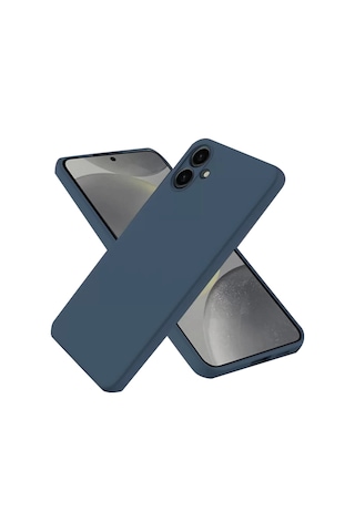 Newface Samsung Uyumlu Galaxy A06 Kılıf First Silikon - Lacivert