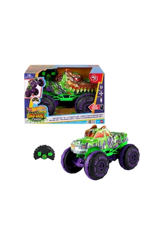 Hot Wheels Monster Trucks Mutant Chaos Wreckin Wolf Uzaktan Kuma Çok Renkli