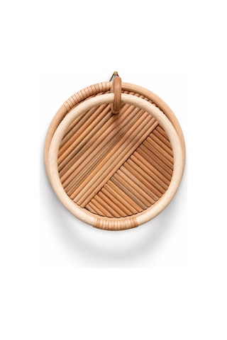 Bohem Rattan Banyo Havlu Askısı, Askılık, Iskandinav, Modern,