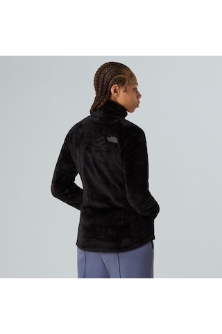 The North Face Osito Kadın Siyah Dik Yaka Mont Siyah