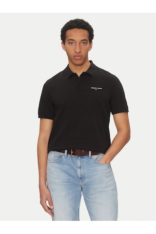 Tommy Hilfiger Tommy Hılfıger Erkek T-shırt Dm0dm20914-bds Siyah