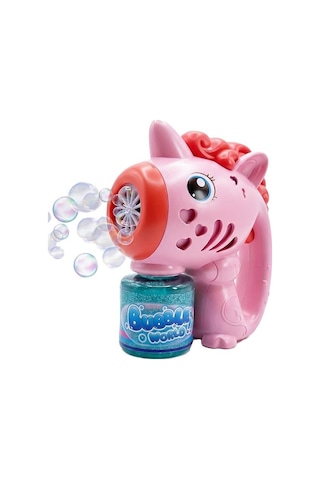 Funny Bubbles Elektirikli Unicorn Köpük Tabancası Pembe