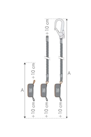 Climbing Technology Şok Emici Y-L Flex-ABS 140 cm Çok Renkli