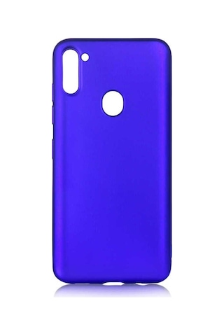 Galaxy A11 Kılıf Zore Premier Silikon Kapak Saks Mavi
