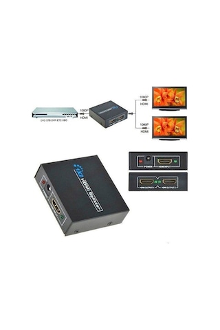 Rose Hdmı-102 1.4v 1080i-1080p 3d 1x2 Hdmı Dağıtıcı Çoklayıcı Splıtter