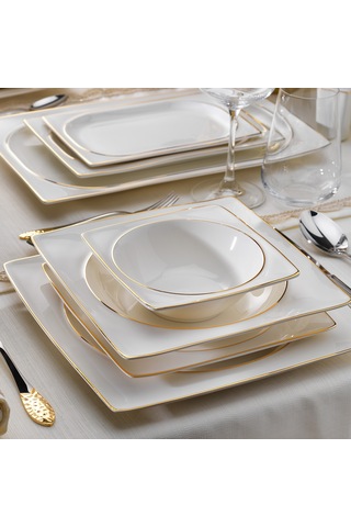 Schafer Glamor Pure Yemek Takım-60 Parça-Gold