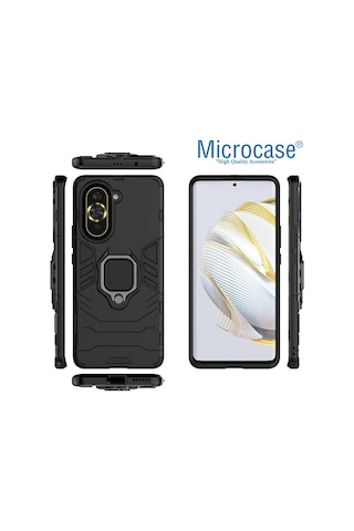 Huawei Nova 10 Batman Serisi Yüzük Standlı Armor Kılıf-Al3349