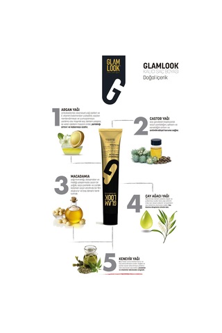 Glamlook Kalıcı Saç Boyası 100 Ml Koyu Kumral Yoğun Bakır 6.44