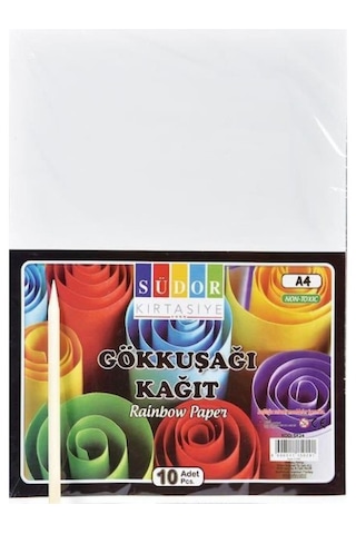 Südor Gökkuşağı Kazımalı A4 Kağıt 1 Paket