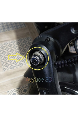Ayyüce 3D, DUALTRON Elektrikli Scooter İçin Vida Kapağı 7 Adet Siyah