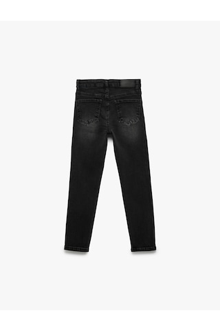 Koton Pamuklu Cepli Slim Fit Denim Pantolon Siyah 6wkb40007td Siyah