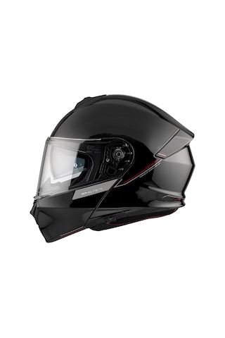 Mt Genesis Sv Solid A1 Parlak Siyah Çene Açılır Kask Parlak Siyah