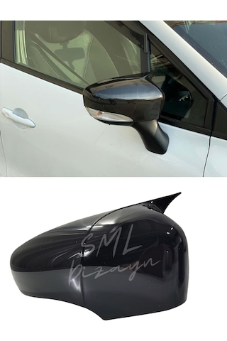 Renault Clio 4 Batman-Yarasa Ayna Kapağı 2012-2019 (Plastik)