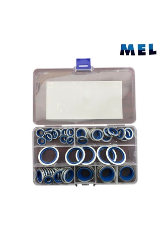 Mel 65 Parça Inch Ölçülü Oringli Pul Seti